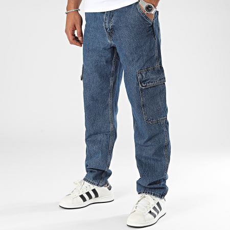 Levi's - 568™ Blauwe Denim Loose Fit Jean Cargo Broek