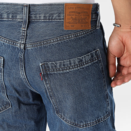 Levi's - 568™ Pantaloni cargo in denim blu dal taglio morbido