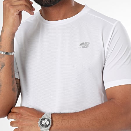 New Balance - Camiseta MT11205 Blanca