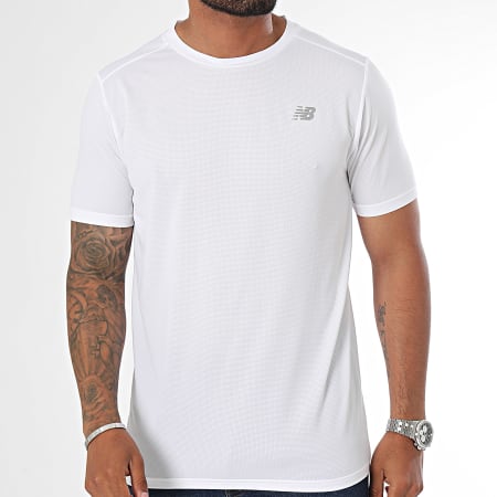 New Balance - T-shirt MT11205 Wit