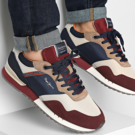 Pepe Jeans - Londen Merk Sneakers PMS40018 Druifpaars