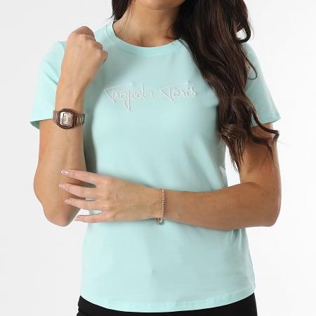 Project X Paris - Camiseta mujer F221121 Verde menta