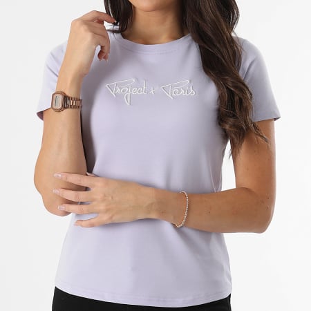 Project X Paris - Camiseta mujer F221121 Lila