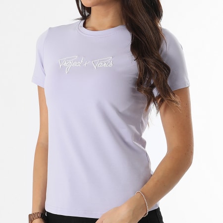 Project X Paris - Camiseta mujer F221121 Lila