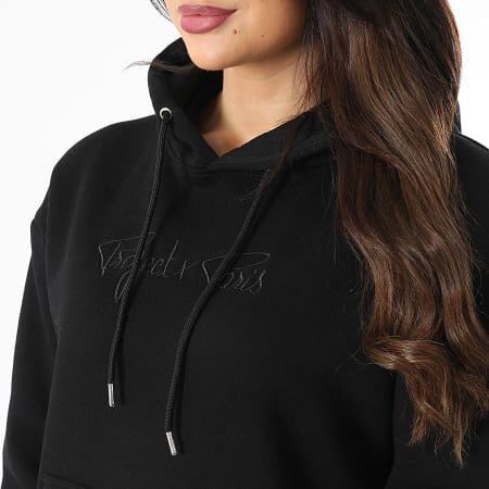 Project X Paris - Sudadera con capucha para mujer F222138 Negro