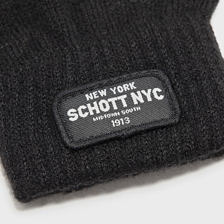 Schott NYC - GL408 Guantes Negro