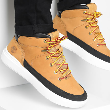 Timberland - Scarpe da ginnastica Seneca Bay Mid A62DD Wheat Nubuck