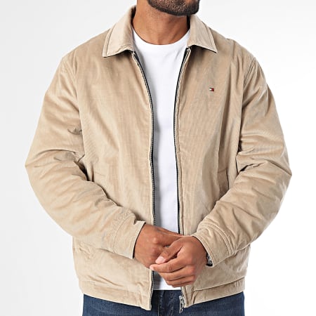 Tommy Hilfiger - Ivy Beige Navy Reversible Zip Jacket