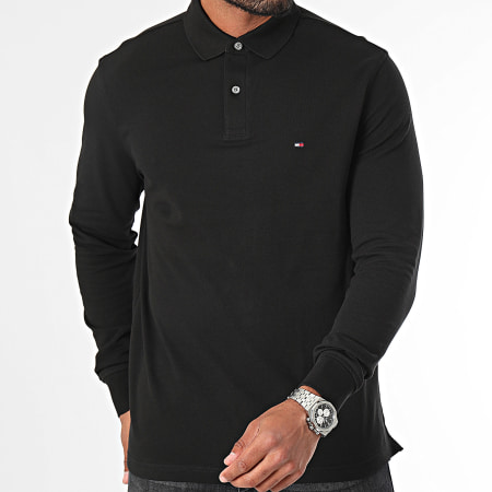 Tommy Hilfiger - Polo manga larga 1985 Regular 0183 Negro