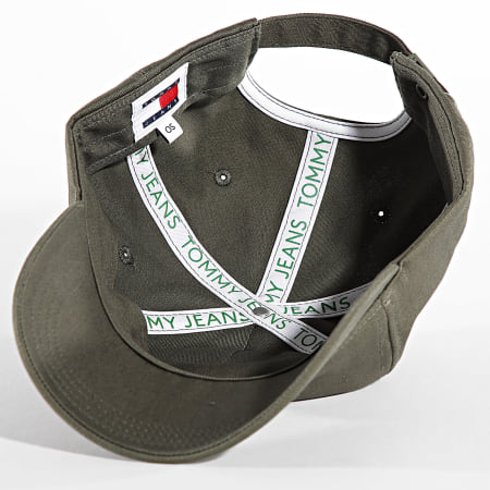 Tommy Jeans - Casquette Flag Cap 1692 Vert Kaki