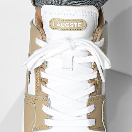 Lacoste - Baskets Court Cage 224 Light Brown White