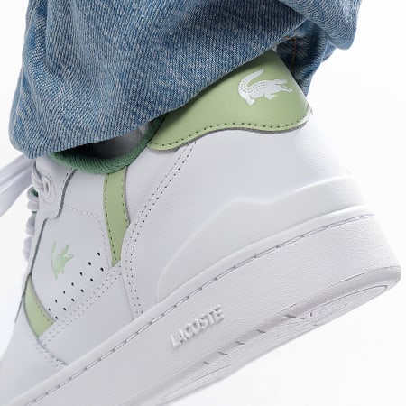 Lacoste - T-Clip Set 224 Wit Lichtgroen Damessneakers