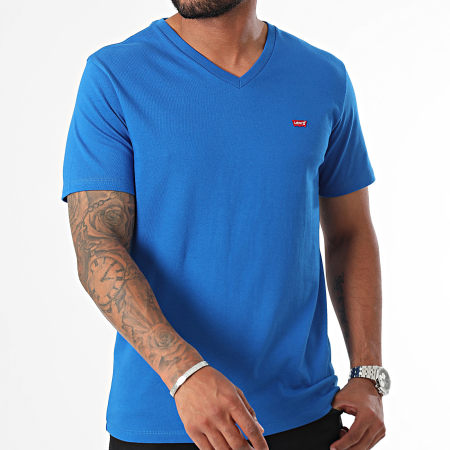 Levi's - Camiseta cuello pico 85641 Royal Blue