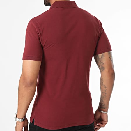 Levi's - Slanke polo met korte mouwen A4842 Bordeaux