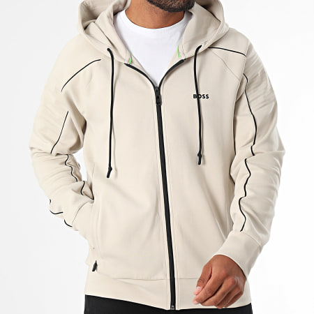 BOSS - Sweat Zippé Capuche Saggy 1 50518197 Beige