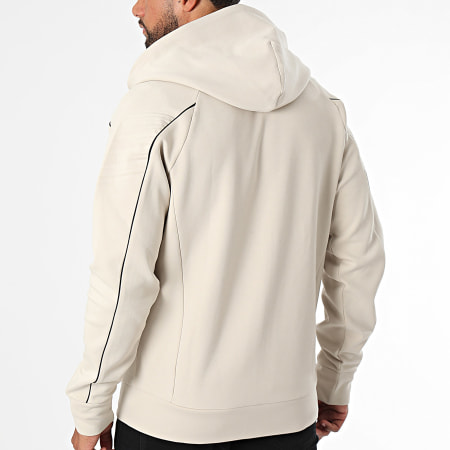 BOSS - Saggy 1 Sudadera con capucha y cremallera 50518197 Beige