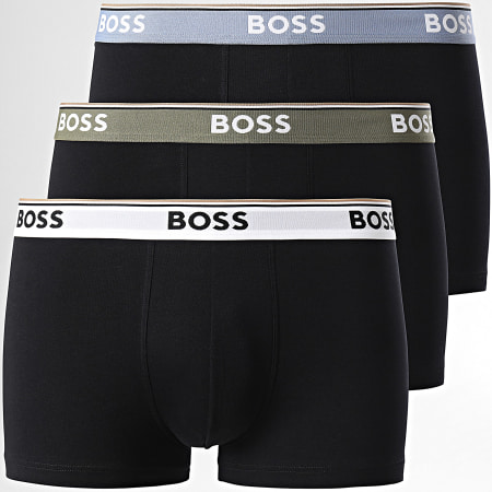 BOSS - Set di 3 boxer 3P Power Nero