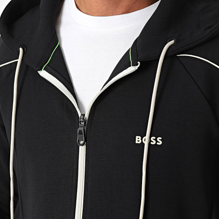 BOSS - Saggy 1 Sudadera con capucha y cremallera 50518197 Negro