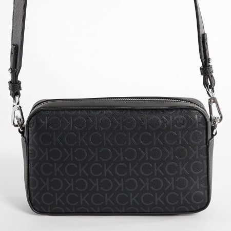 Calvin Klein - Borsa a mano da donna scolpita Borsa fotografica Deboss 2726 Nero