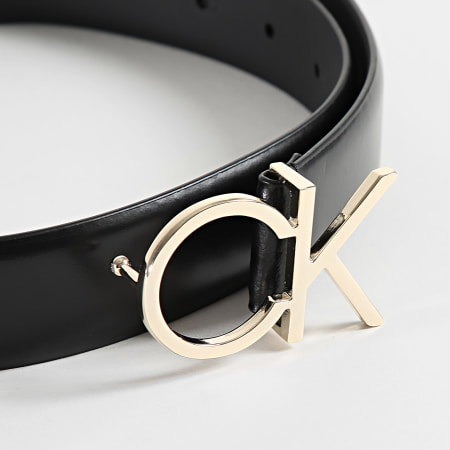 Calvin Klein - Re-Lock CK Logo Riem 0157 Zwart Zilver