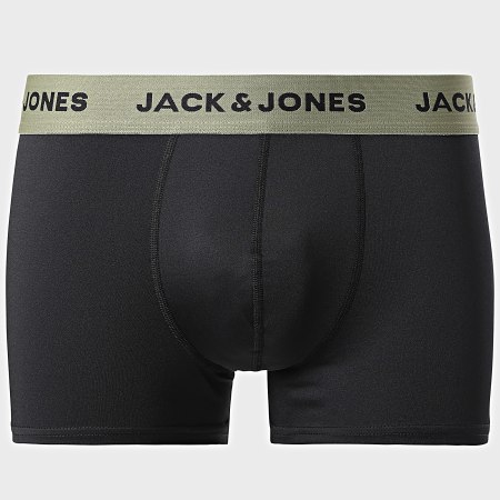 Jack And Jones - Set van 3 Bloem Microfiber Boxers Zwart Gebloemd