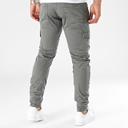 Le Temps Des Cerises - Pantalon Cargo Alban Gris Anthracite