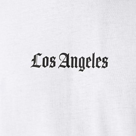 Luxury Lovers - Tee Shirt Sans Manches Los Angeles Basketball Blanc