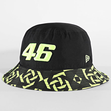 New Era - Bob Geo Print Tapered VR46 60565925 Zwart Geel Fluo