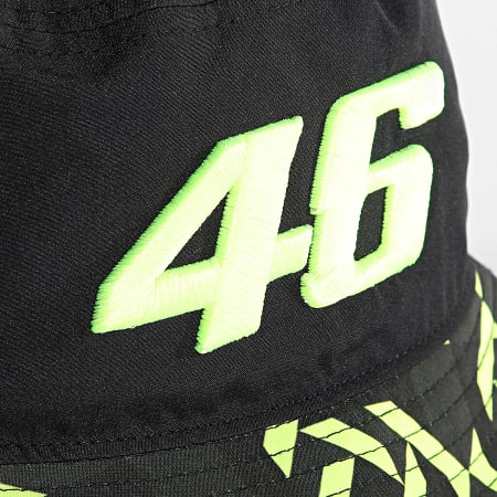 New Era - Bob Geo Print Tapered VR46 60565925 Zwart Geel Fluo