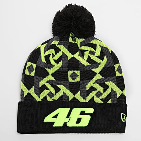 New Era - VR46 Geo Cuff 60565926 Negro Gris Amarillo Fluo