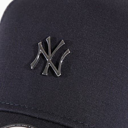 New Era - Trucker Metallic NY Cap Zwart