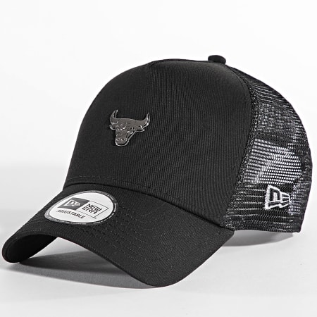 New Era - Cappello Trucker metallizzato Chicago Bulls Nero