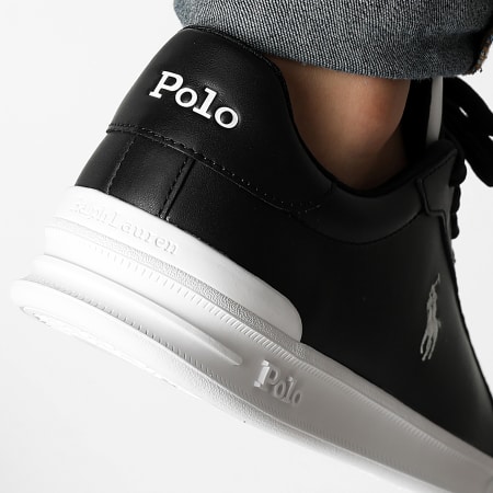 Polo Ralph Lauren - Scarpe da ginnastica Heritage Court II Nero Bianco