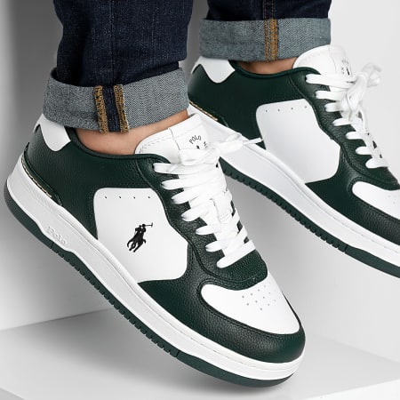 Polo Ralph Lauren - Zapatillas Masters Court Verde Blanco