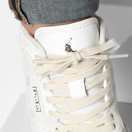 Polo Ralph Lauren - Baskets Masters Sport White Brown