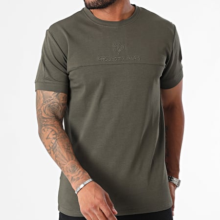 Project X Paris - T-shirt 2310067 Khaki Groen