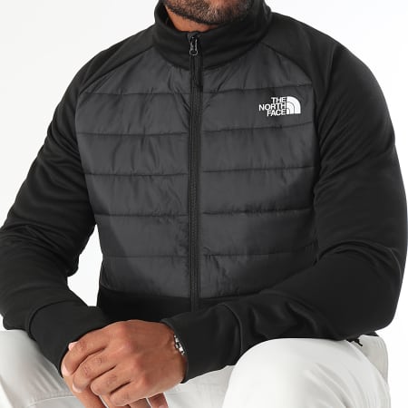 The North Face - Veste Zippée Reaxion Hybrid A8946 Noir Gris Anthracite