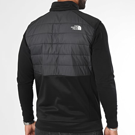 The North Face - Reaxion Hybride A9848 Zwart Antraciet Grijs Mouwloos Ritsjack