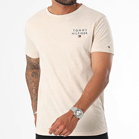 Tommy Hilfiger - Camiseta Logo 2916 Beige Chiné