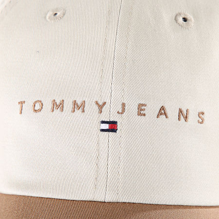 Tommy Jeans - Casquette Linear Logo 8-Panel 2894 Beige