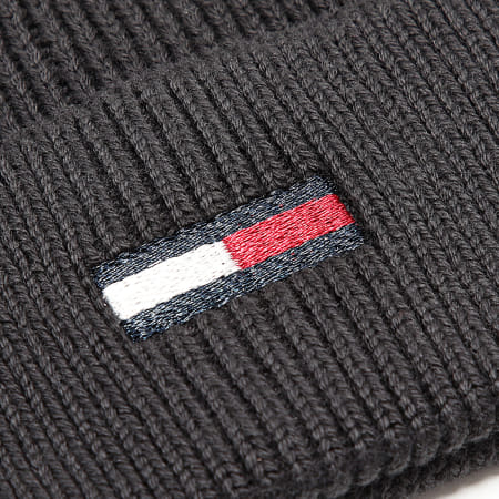 Tommy Jeans - Bonnet Femme Elongated Flag Beanie 6777 Noir