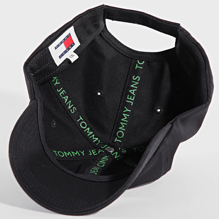 Tommy Jeans - Casquette Linear Logo 8 Panel 6868 Noir