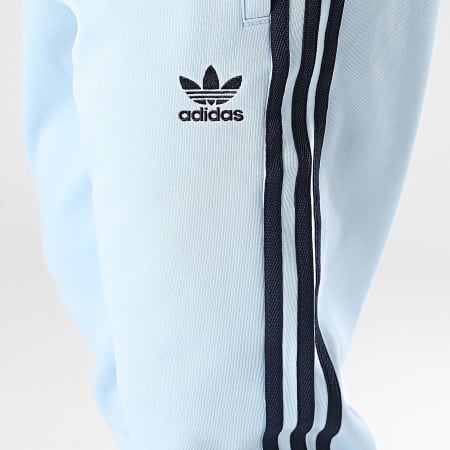 Adidas Originals - SST IY8730 Lichtblauwe gebandeerde joggingbroek