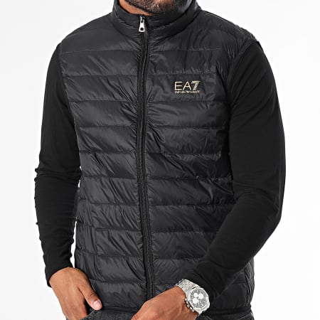 EA7 Emporio Armani - Cappotto senza maniche 8NPQ06-PNGPZ Oro nero