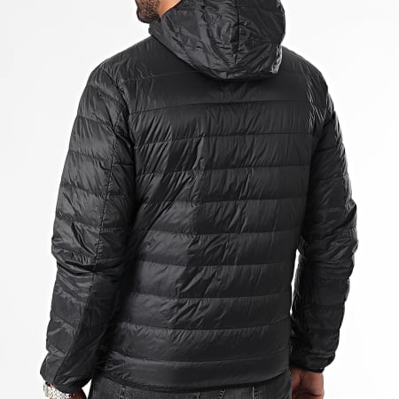 EA7 Emporio Armani - Doudoune Capuche 8NPB24-PNGPZ Noir Argenté