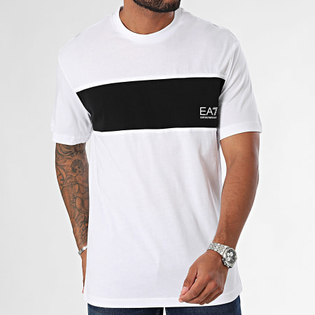 EA7 Emporio Armani - T-shirt 6DPT47-PJTJZ Wit Zwart