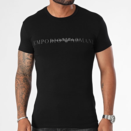 Emporio Armani - T-shirt 111035-4F729 Zwart