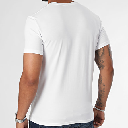 Emporio Armani - Lote de 2 camisetas 111267-4F720 Blanco Negro