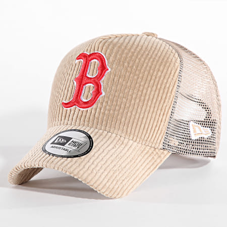 New Era - Cappello Trucker MLB Corduroy Boston Red Sox 60565522 Beige