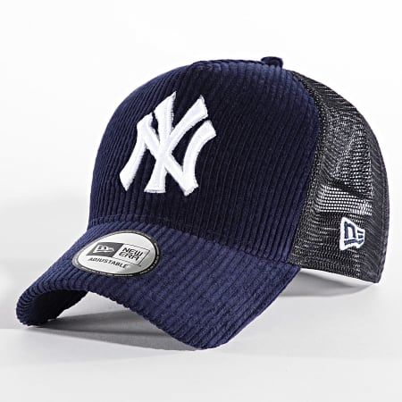 New Era - MLB Corduroy NY Trucker Cap 60565523 marineblauw